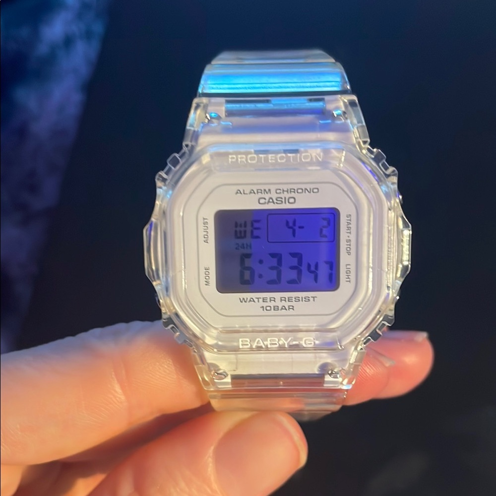Casio Baby-G Transparent Watch